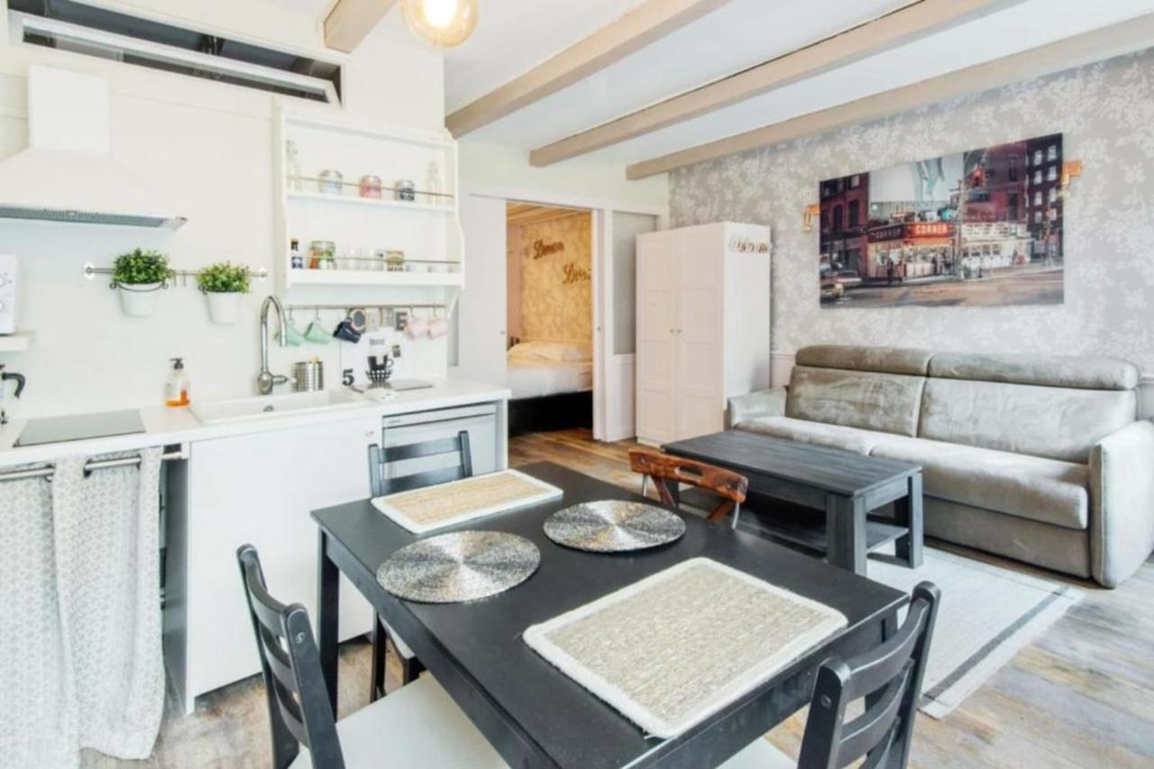 باريس Bright And Charming 4P1B Apartment - Marais - Montorgueil المظهر الخارجي الصورة